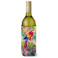 thumbnail image 1 of Parrot Parrot Head Botella de vino Aislante para bebidas Aislante para bebidas Hugger 8603LITERK Caroline's Treasures 8603LITERK, 1 of 1