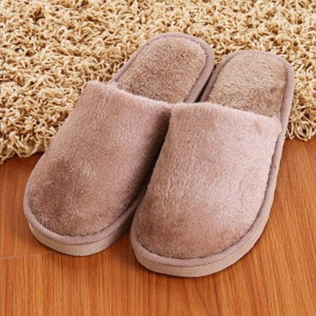 

Long Plush Cotton Slippers Home Indoor Shoes Winter Slippers
