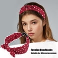 thumbnail image 2 of Lazo Diadema con Conejo Orejas Unique Bargains Rojo 2.17 Pulgadas Ancho, 2 of 7