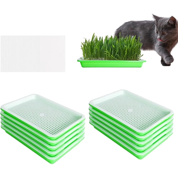 Soil-Free Sprouting Kit, Seedling Germination Propagation Tray with Drain Holes, for Kitchen Balcony