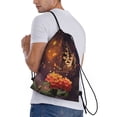 thumbnail image 3 of Kdxio Butterfly Sitting on a Flower Print Drawstring Backpack Bag,Waterproof Draw String Back Sack, Gym Drawstring Bags Swim Bag For Unisex, 3 of 9
