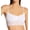 White, variant on Women's Only Hearts 1940 So Fine Lace Ruched Bralette (Bone L)