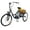 Gray, variant on Patikuin Electric Tricycle for Adults, 24" Trike 3-Wheel 36V 250W 7 Speeds with Basket, Folding E-Bike, up to 15.5 MPH, Gray