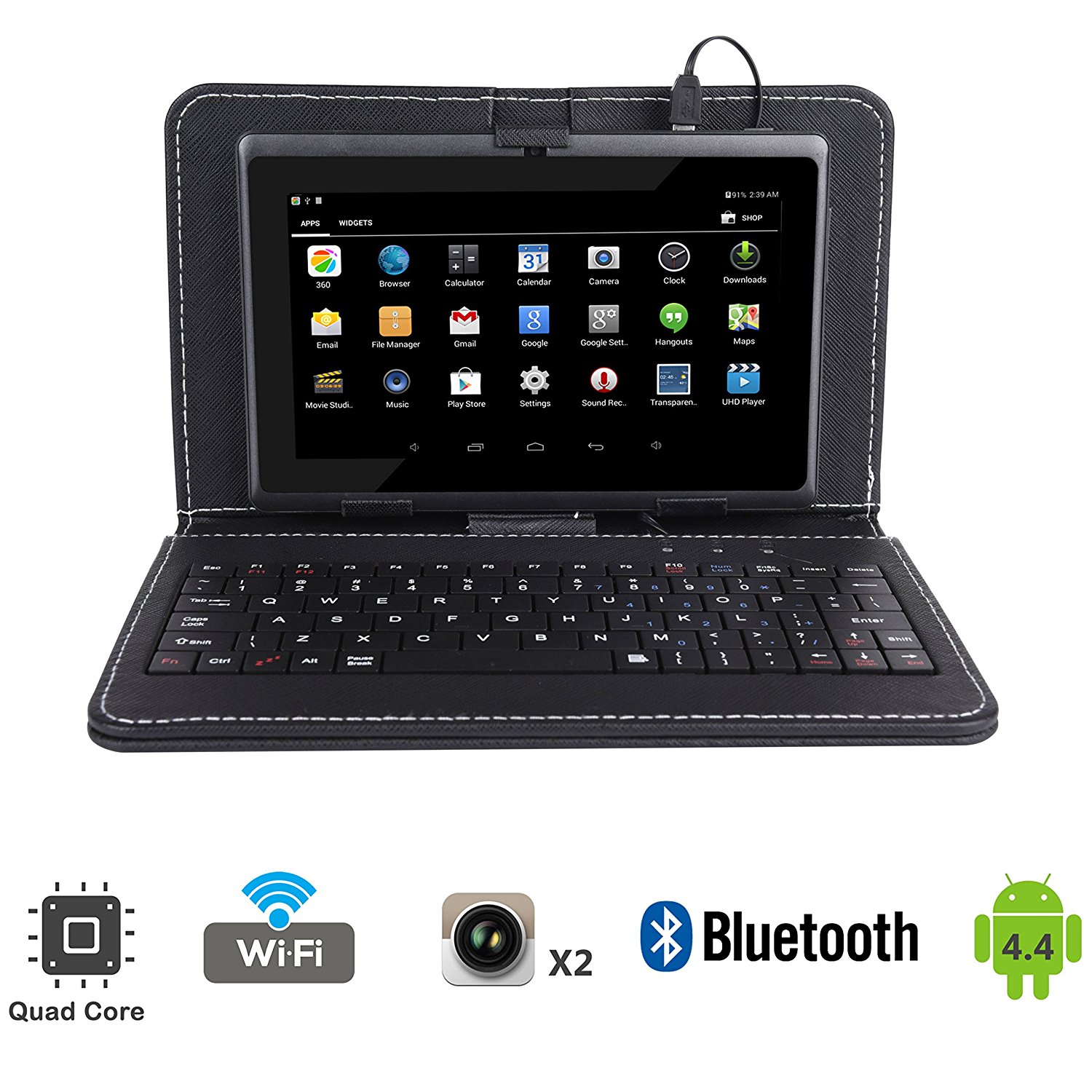 Tagital T7X 7" Quad Core Android Tablet PC Bundled with Keyboard Case - image 1 of 8