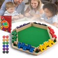 thumbnail image 1 of Juego de mesa de madera Shut The Box clásico con dados ITOMTE, 1 of 9