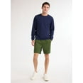 thumbnail image 2 of Free Assembly Men's Crewneck Sweatshirt with Long Sleeves, Sizes XS-3XL, 2 of 5