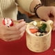 thumbnail image 4 of Juego de cubiertos navideños Yuarrent 6x tenedores cuchara de café Acero inoxidable, 4 of 6
