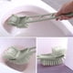 thumbnail image 5 of Dead Corner Toilet Brush Bathroom Cleaning Brush Toilet Long Handle Wall-mounted Plastic Soft Bristle Brush Set, 5 of 6