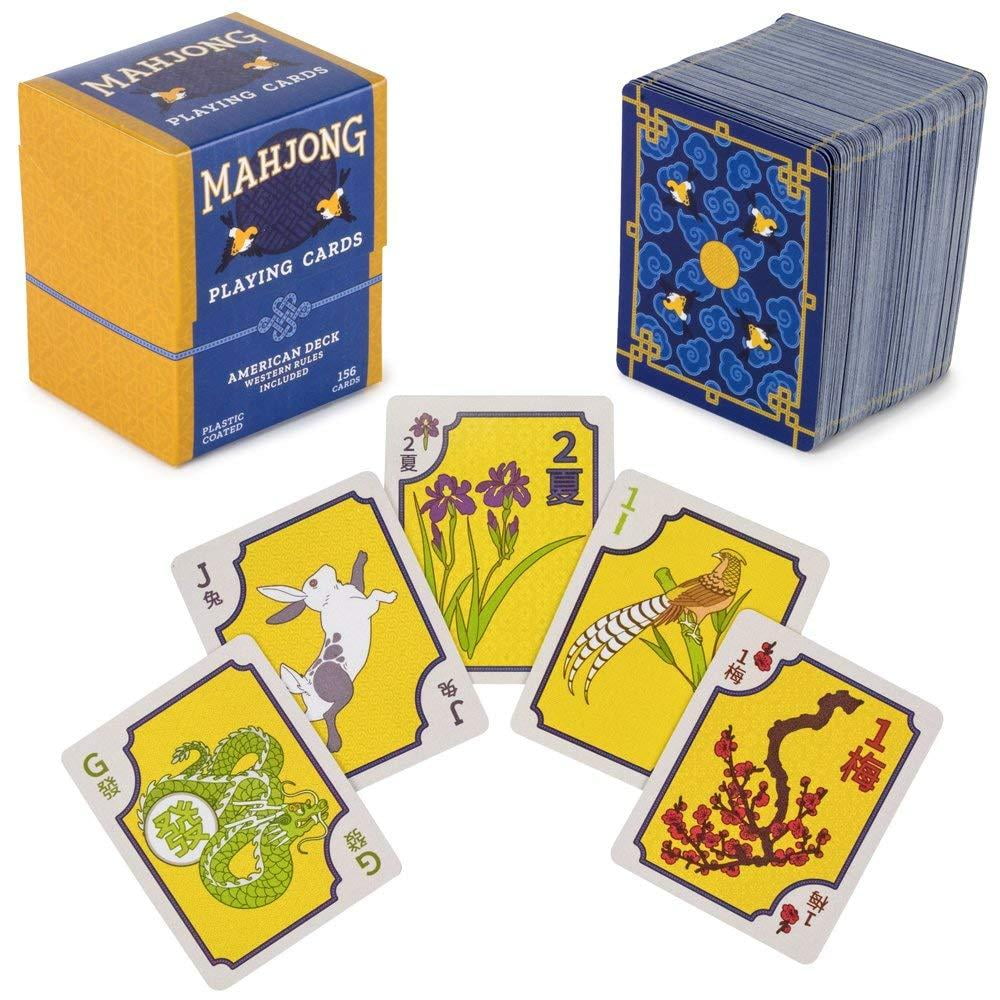 American Mahjong Playing Cards 156Card Deck for Chinese and Western