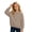 00-Brown#1283, variant on Kiijoy Sweatshirt for Girls Casual Plain Long Sleeve Pullover Top, Sizes 3-4T