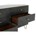 thumbnail image 5 of Limari Home Bryan Modern Veneer Wood and Metal Bedroom Dresser in Gray/Gold, 5 of 9
