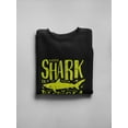 thumbnail image 3 of Shark In Cold Ocean Sweatshirt Men -Image by Shutterstock, Male 4X-Large, 3 of 4