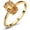 E-Yellow Gold-Citrine, variant on Class Natural Gemstone Garnet Peridot Amethyst Citrine Blue Topaz Birthstone Solitaire Engagement Rings for Women, Anniversary 14K Gold Plated 925 Sterling Silver Promise Rings for Her