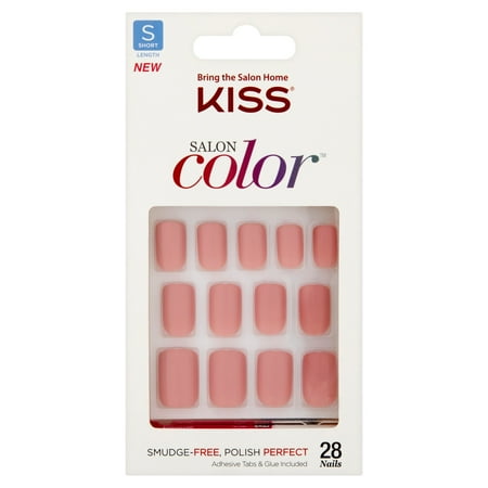 Kiss Salon Color Short Length Nail Color Kit