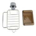 thumbnail image 2 of Faucet Sponge Holder, Kitchen Sink Caddy Organizer, Space Aluminum Sink Rack for Round Faucets, 2 of 7