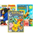 thumbnail image 2 of Set de libros para colorear y actividades Nintendo Sonic Minecraft Pokemon, 2 of 7