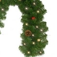 thumbnail image 2 of Celebrations 6 ft. L Incandescent Prelit Warm White Douglas Fir Garland, 2 of 2
