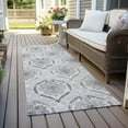 thumbnail image 6 of Addison Rugs Chantille Indoor/Outdoor Transitional Medallions Silver Washable Runner Rug, 2'3" x 7'6", 6 of 6