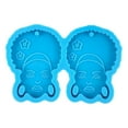 thumbnail image 3 of Crystal Earring Molds Snowflake Rhombus Shaped Silicone Mold Handmade Pendant, 3 of 5