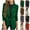Green, variant on Womens Suit Jackets Fashion Open Front Button Solid Color Long Sleeves Loose Comfy Business Casual Blazer Tops Beige X-Large