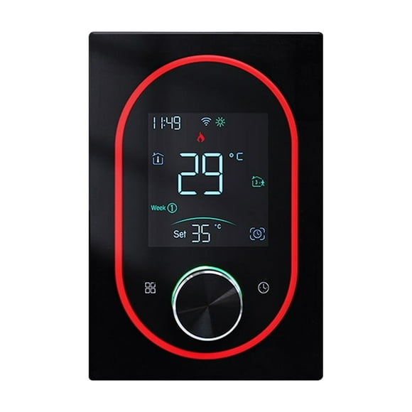 WiFi Heating Thermostat Room Electric Smart Knob Thermostat Temperature Controller ,Easy to Install