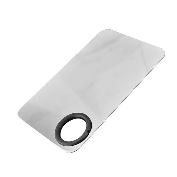 Vogacara Paleta de mezcla de maquillaje de acero inoxidable, mano de obra fina, reutilizable, sólida, conveniente, paletas cosméticas para salón de Maquillaje Facial tipo 12 Vogacara CE011544-12B
