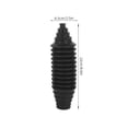 thumbnail image 2 of Minkissy Reusable Rubber Axle Joint Cover for Car Gear Ball Joint Protector Durable Material, 2 of 8