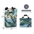 thumbnail image 2 of Yayeee Freestanding Laundry Hamper with Handle Collapsible Large Storage Basket for Clothes, Retro Tree, 2 of 7