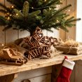 thumbnail image 4 of Handwoven Rattan Star Ornament Set Natural Fiber Hanging Decor Pieces For Wall Indoor Tabletop Display Home Farmhouse Decoration, 4 of 6