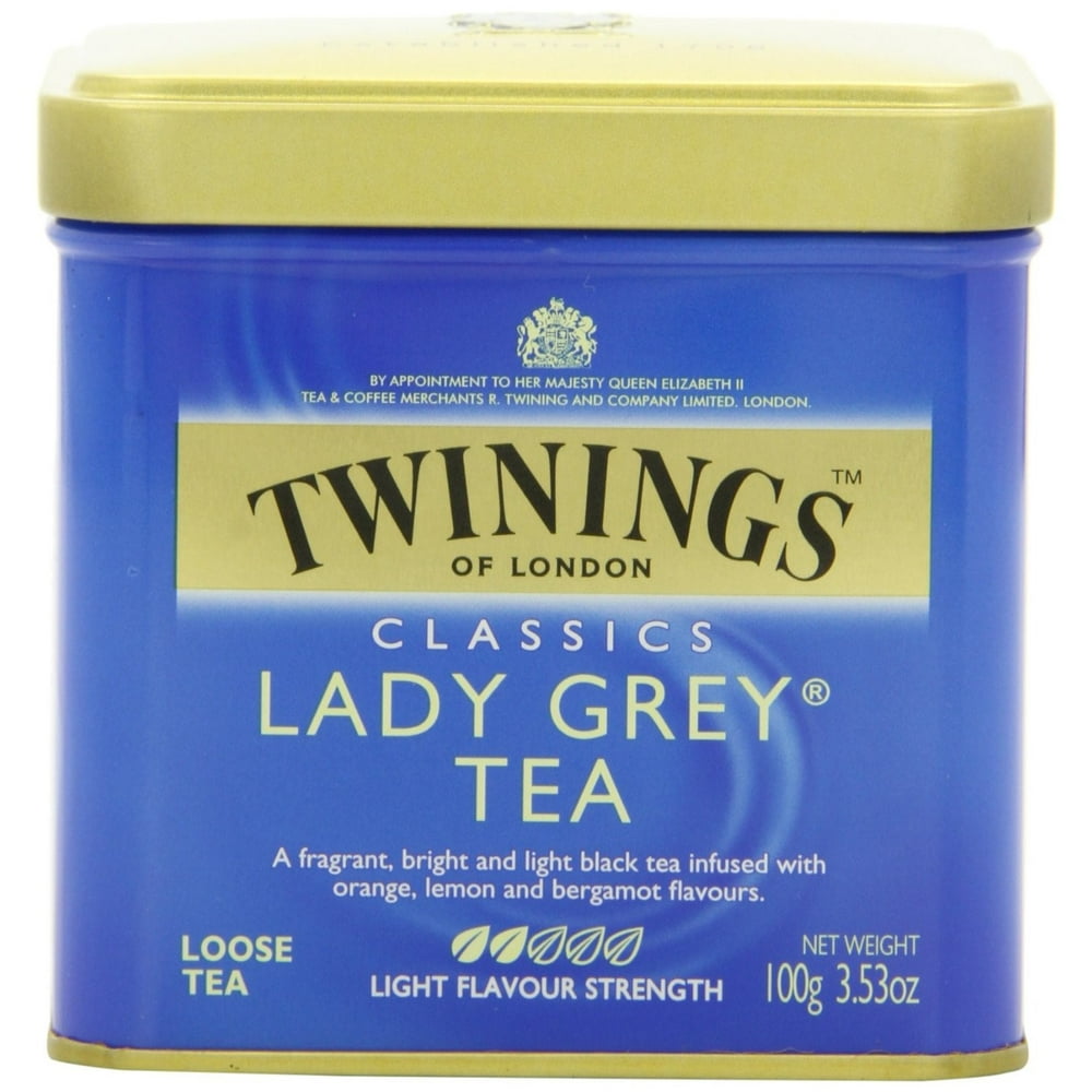 Twinings Lady Grey Black Loose Leaf Tea, 3.5 Oz