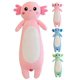 thumbnail image 1 of Almohada de felpa Kekeso Long Axolotl rosa 100 cm para niños, 1 of 6