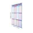 thumbnail image 3 of CIMAXIC 1PC Multiplication Table Wall Stickers Removable 99 Multiplication Tables Wall Decors Primary School Wall Chart Multiplication Table Poster,20.87"X13.78"X0.01", 3 of 5
