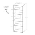 thumbnail image 4 of Mueble Alacena Maderkit Practimac tablero de aglomerado blanco, 4 of 10