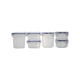 thumbnail image 1 of Contenedores Para Alimentos Ideen De Plástico Juego De 6 Piezas Azul 240 a 1000 ml, 1 of 5