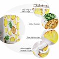 thumbnail image 6 of Shower Curtain Pineapple Fruit Shower Curtains for Bathroom Decor Yellow Green Shower Curtain Sets with Hooks Waterproof Fabric Bath Curtain Standard 72" X 72", 6 of 6