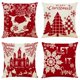 thumbnail image 2 of Fiudx Ofertas Del Día Funda De Almohada Con Patrón Navideño, Funda De Cojín Para Sofá Y Coche, Decoración Del Hogar, 4 Piezas, 2 of 7