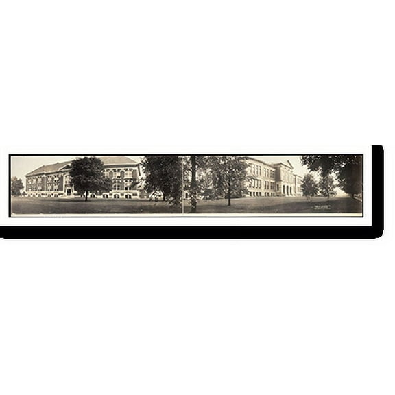 Historic Print, IN Purdue University S West Lafayette 1913 PHOTO, Width 7" x Length 36"