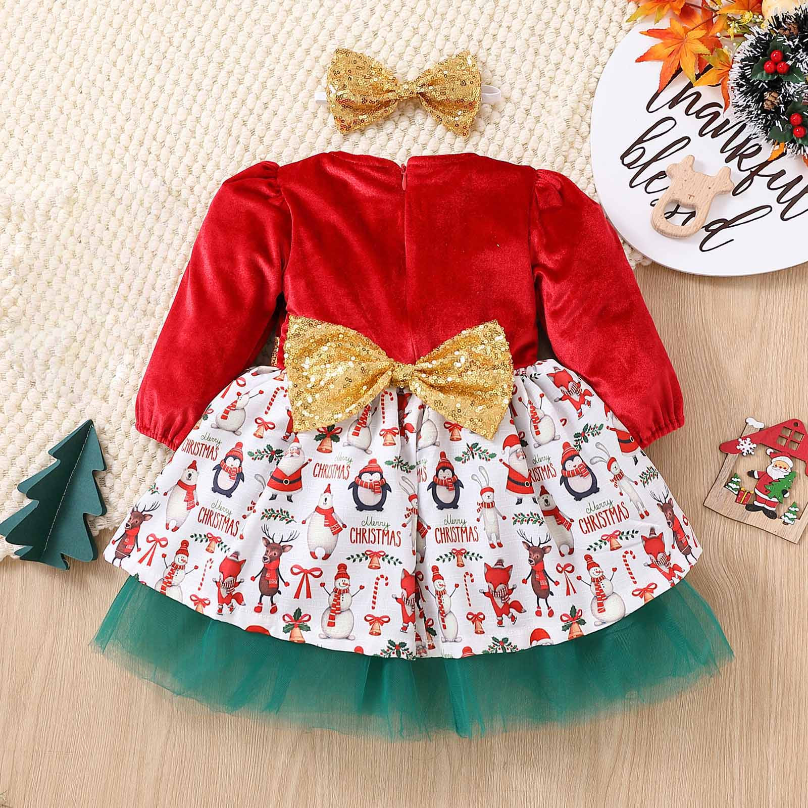 Fancydresswale Christmas dress for girls-Red – fancydresswale.com