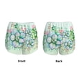 thumbnail image 5 of Picia Succulent Pattern Women's 2 in 1 Athletic Running Shorts High Waisted Workout Casual Gym Sweat Shorts with Comfy Liner Zipper Pockets-Large, 5 of 9