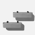 thumbnail image 1 of Veradek Demi Series Railing 36" Plastic-Stone Planter - (Grey/2 Pack), 1 of 9