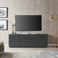 thumbnail image 5 of Evelyn&Zoe Hanson Rectangular TV Stand for TV's up to 75", Charcoal Gray, 5 of 8