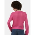 thumbnail image 3 of No Boundaries Heart Mesh Pullover, Lightweight, Women's, Sizes XXS-XXL, 3 of 5
