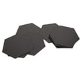 thumbnail image 3 of 12PCS Acrylic Mirror Wall Stickers Self Adhesive Removable Hexagonal Decorative Mirror Sheet Black 46x40x23CM, 3 of 10