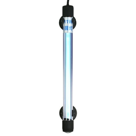 11W UV Light Sterilization Lamp Submersible Ultraviolet Sterilizer Water Disinfection for Aquarium Fish Tank Pond