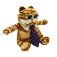 thumbnail image 4 of Tabby Stuffed Animal Orange Fat Cat Plush  The Sir Edition with Tie and Sunglasses, Snuggly Soft Funny Looking Cat Toy for Kids and Adults – Pillow Time Buddy, Decoration (Small-11 inch), 4 of 5