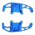 thumbnail image 1 of mmirethe 2pcs Aluminum Alloy Modernize Car Interior With Elegant Steering Wheel Shift Paddle Easy blue, 1 of 6