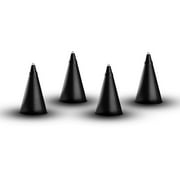 Legends International Small Hawaiian Cone Tabletop Torch Hammered Black - 4 Pack