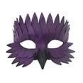 thumbnail image 1 of Máscara de pájaro cómoda de usar, cubrebocas, máscara de mascarada para escenario, graduación, cumpleaños púrpura, 1 of 8