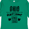 thumbnail image 4 of Inktastic Ohio Awesome Since 1803 Boys or Girls Long Sleeve Toddler T-Shirt, 4 of 5
