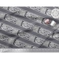thumbnail image 2 of Soimoi Polyester Crepe Fabric Leaves & Floral Block Decor Fabric Printed Yard 52 Inch Wide, 2 of 4
